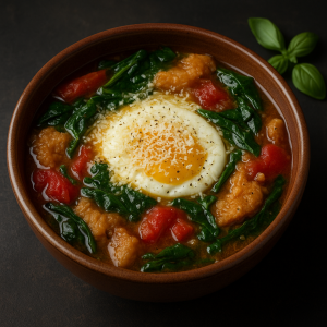 Acquacotta – Talianska Vegetable Soup with Špenátom and Bread
