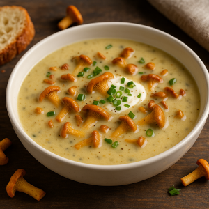 Sour Soup from Kuriatok with Cream