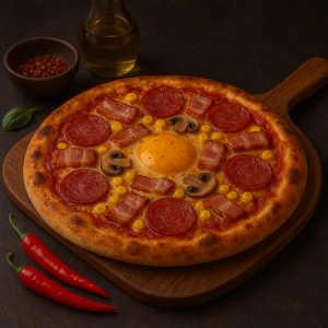 Domáca pizza á la Džuzeppe Penne