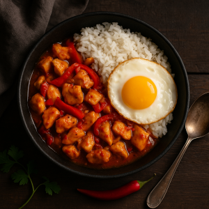 Pikantné Chicken Sauté with Pepper and Garlic