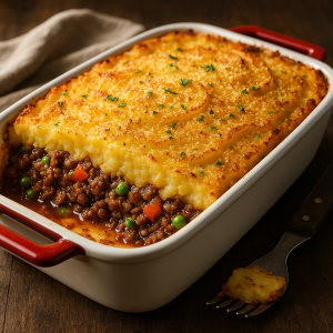 Hachis Parmentier – francúzsky pastiersky koláč so zemiakovou kašou