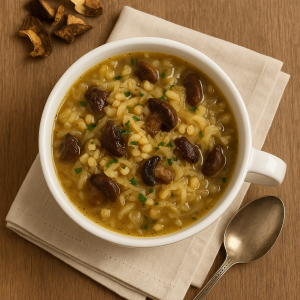 Barley Soup with Sauerkraut and Mushrooms: Simple But Bold Flavour