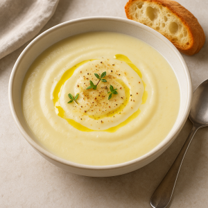 Velouté z karfiolu so smotanou