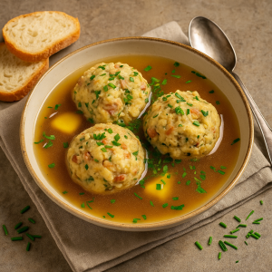 Canederli – Žemľové Knedličky Do Vývaru